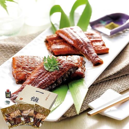 【送料無料 産地直送】うなぎ割烹 一愼、 特製蒲焼